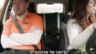 Busty British Amateur Tells Her Story With Facial Cumshot