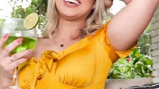 Melody Antunes Takes a Deep Throat Blowjob and Swallows Cum