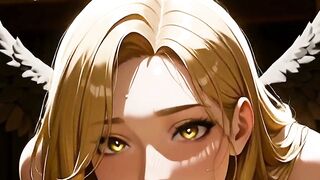 Blonde Angel's Sinful Blowjob in 3D Hentai