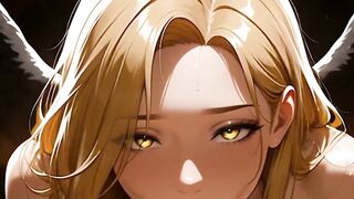 Blonde Angel's Sinful Blowjob in 3D Hentai