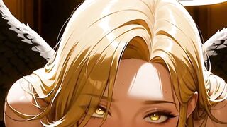Blonde Angel's Sinful Blowjob in 3D Hentai