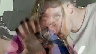Alexa Payne & Emma Magnolia Seduce Alex In The Car