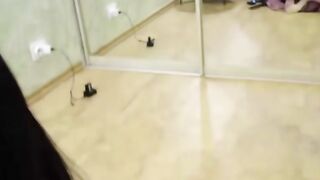Massive Cock POV Blowjob and Toilet Action with Attractive Woman