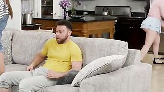 POV: Curvy Jenna Starr Cheats On Her BF With His Lover