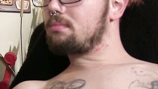 Hairy Stud Jack Masturbates Solo Until Cumshot