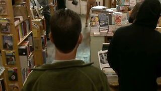 Public Bookstore BDSM Fantasy with Bailey Brooks