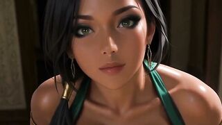 Emerald Shadow: A Ninja's Forbidden Temptation in 3D