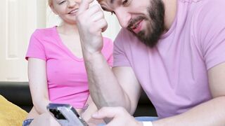 Petite Busty MILF Stepsister Seduces Her Stepbro