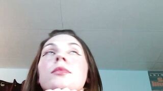 Brunette Trans Webcam Model Solo Nude Tease POV
