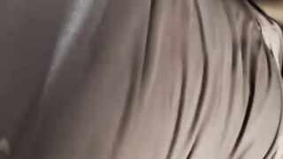 POV Assjob in Tight Shorts with Cumshot