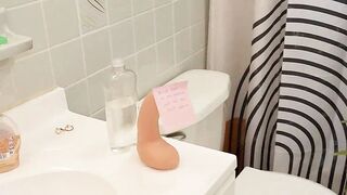 Delivery guy walks into a lingerie surprise meant for BF