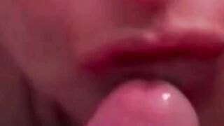 Angelica Black Deepthroats Cock in Passionate Nylon BDSM Scene