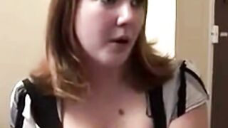 Big-Busted Liverpool college girl Gets Pounded