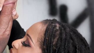 Cali Sweets Takes a Massive BBC in a Glory Hole