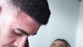 Petite Latina with Natural Tits Gets Rough Hardcore Sex