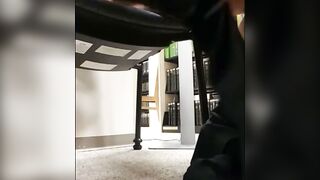 Abigail Mac Uses a Dildo in the College Library