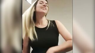 Abigail Mac Uses a Dildo in the College Library