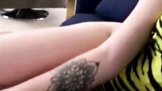 Small Gothic Teen Gives Fast Cumming Blowjob