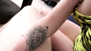Small Gothic Teen Gives Fast Cumming Blowjob