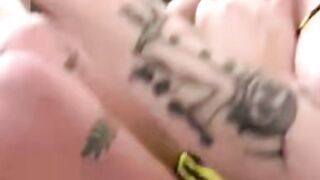 Small Gothic Teen Gives Fast Cumming Blowjob
