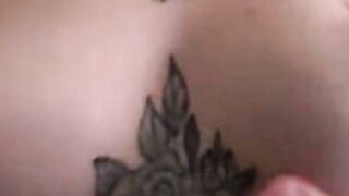 Small Gothic Teen Gives Fast Cumming Blowjob