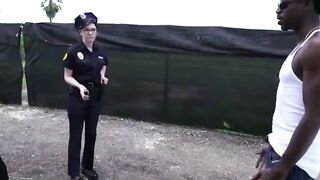 Abigail Mac Gets a Punishing Blowjob in the Police Station