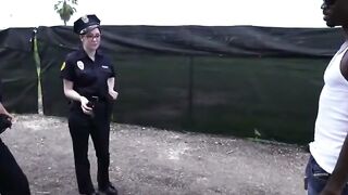 Abigail Mac Gets a Punishing Blowjob in the Police Station