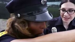 Abigail Mac Gets a Punishing Blowjob in the Police Station