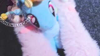 Curvy BBW Teases with Feet, Tights & Plushies