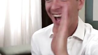 Slender Teen Neighbor Gets Anal in POV