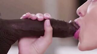 Elsa Jean Takes Double African Penis Action