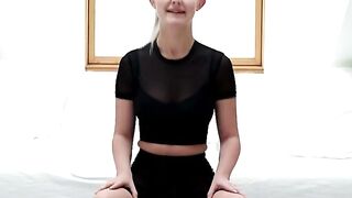 Big titted Fitness Hot Eva Elfie Gets Fuck During Yoga Class
