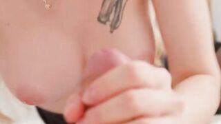 POV Blowjob After Dry-Humping My Stepsister at a Party