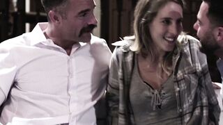 Petite Teen Cadence Lux Threesome with Seth Gamble and Charles Dera