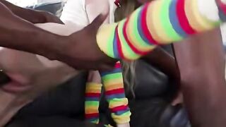Interracial 3 way With Long African Cocks