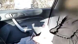 Abigail Mac Gets Caught Flashing and Ejaculates Publicly