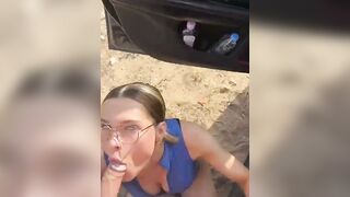 Blonde Slut Gets Hard Anal And Pussy Pounding Outdoors