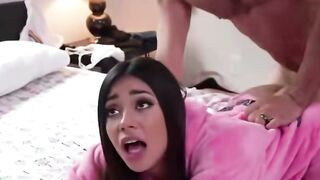 Lusty Teenagers Stepsister Gets Pounded By Old Stepdad