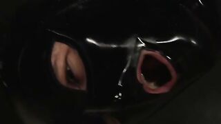 Lea Lexis Latex Femdom Punishes Chained Tony Orlando