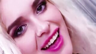 Blonde With Huge Titties Loves Anal