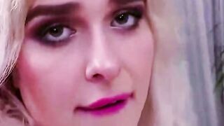 Blonde With Huge Titties Loves Anal