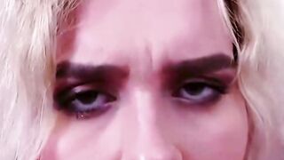 Blonde With Huge Titties Loves Anal