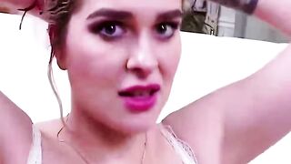 Blonde With Huge Titties Loves Anal