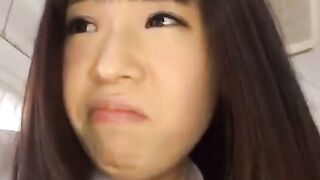 Sweet Japanese College Girl Threesome With Friends