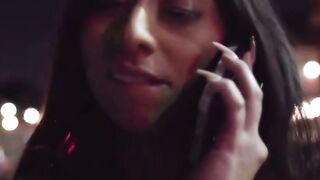 Curvy Brunette Violet Takes a Massive BBC