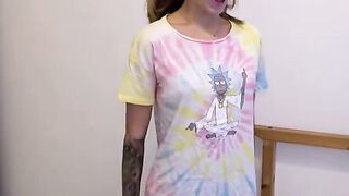 POV: BBW Mom Anastasia Devine Gets Cum Flooded