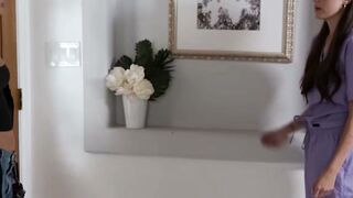 Vanessa Sky & Selena Love's Erotic Massage Threesome