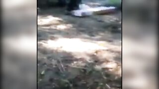 Exhibitionist Flashes Homeless Man for Outdoor Handjob