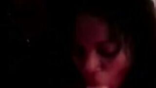 Curvy Ebony Babes Give Deep Throat in Hotel Room