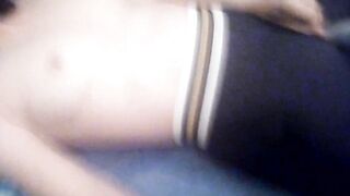 Vacuum Cleaner Blows Clitoris though Yoga Leggings Noisy Groaning